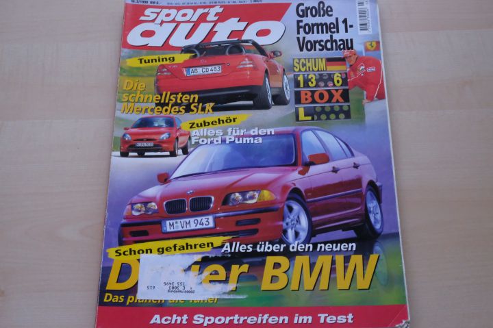Deckblatt Sport Auto (03/1998)